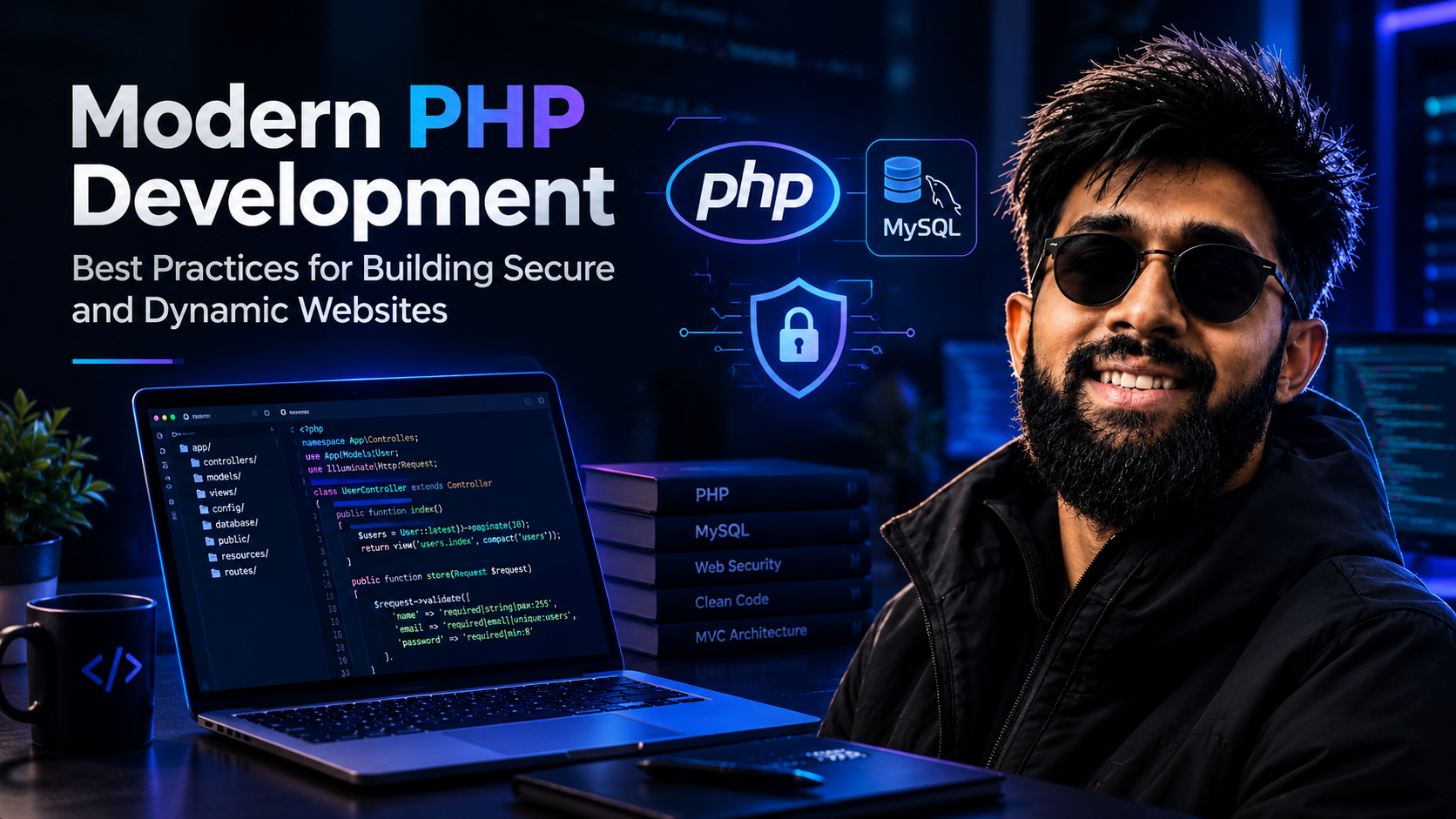 Mastering Modern PHP: Best Practices, Secure Coding, and Building Production-Ready Applications — Cover